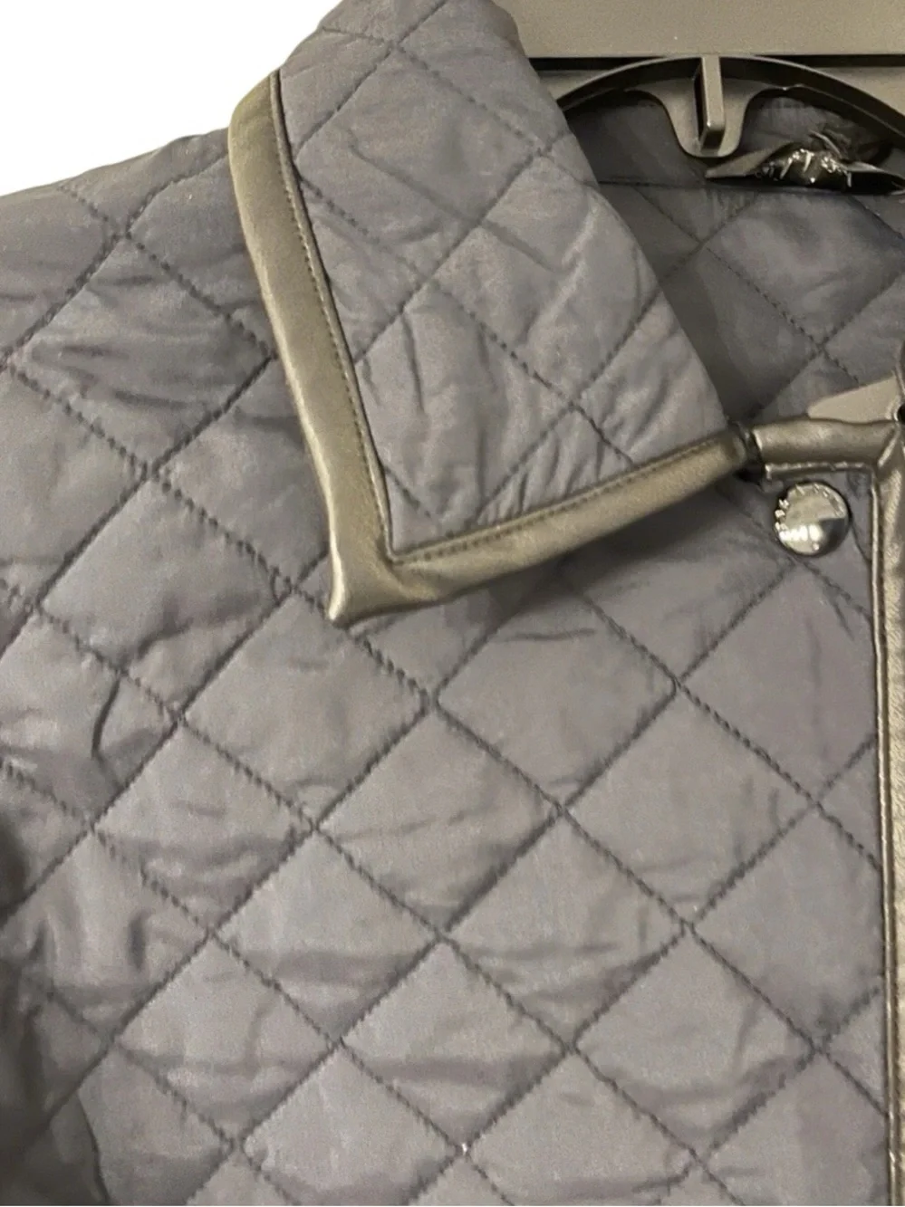 Rag & Bone Kelly Quilted Lightweight Riding Jacket in Dark Navy Size Small